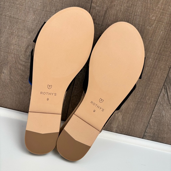 Rothy's The Knot Sandals Black Women's Size 9 - Picture 13 of 16